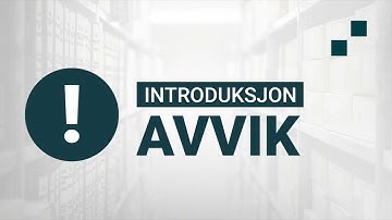Avvik - Introduksjon