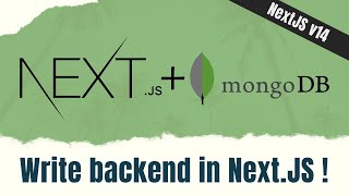 Create backend APIs in Next.JS | CRUD APIs in Next.JS (using MongoDB) #nextjs14 #mongodb