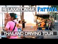 Relaxing 🇹🇭 4K Exploring Vibrant Pattaya: Motorbike Tour of Beach Road, Walking Street at Daylight