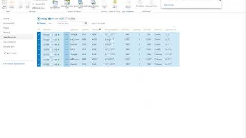Export selected items from a SharePoint list to Excel