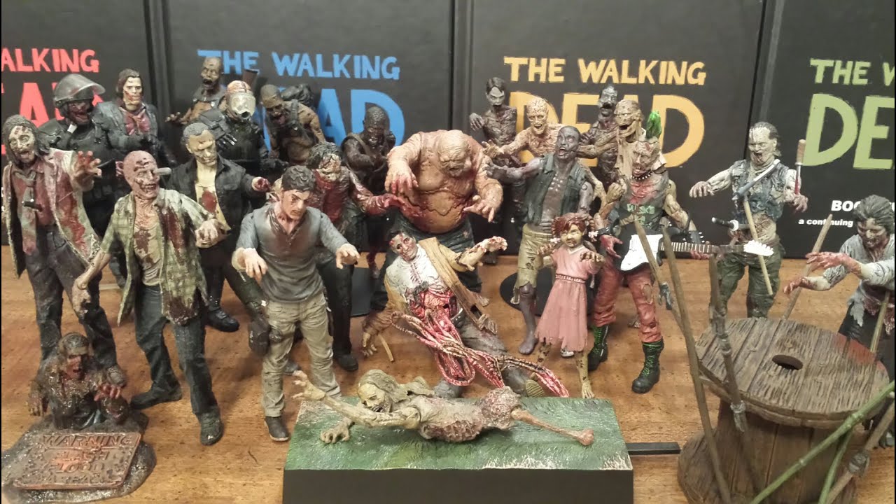 walking dead zombie figures