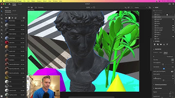 Abstract 3D Design: Illustrator, Dimension, Substance 3D Stager