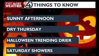 Clear skies lead to a cool Thursday morning