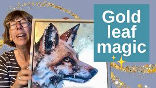 How to add gold leaf to watercolour screenshot 4