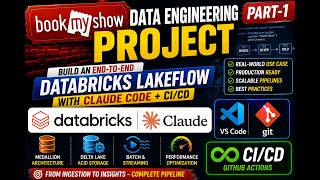 BookMyShow Data Engineering Project | Build an End-to-End Databricks Lakeflow with Claude CI/CD - P1