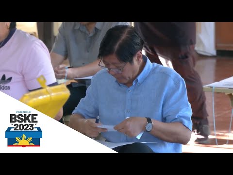 2023 BSKE: Bongbong Marcos votes in Ilocos Norte | INQToday