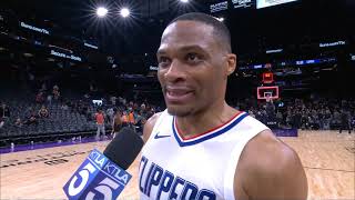 Russell Westbrook PostGame Interview | LA Clippers vs Phoenix Suns