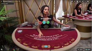 100€ VS LIVE BLACKJACK....THIS IS HOW ITS DONE...