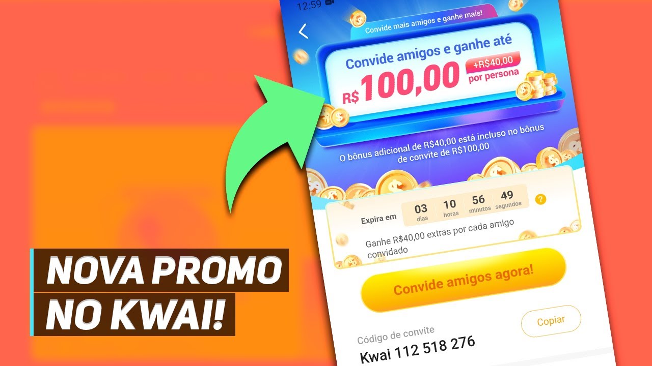 KWAI com NOVA PROMOÇÃO! | COMO GANHAR DINHEIRO com KWAI