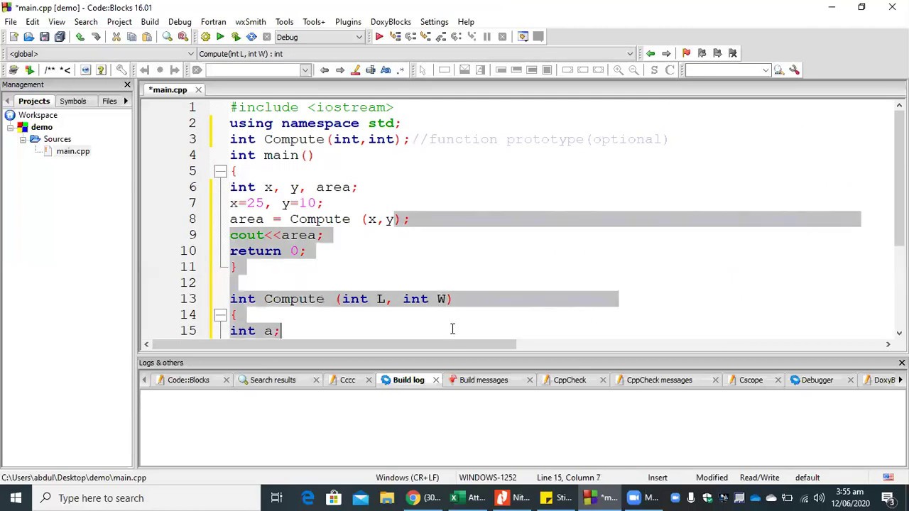 Lab # 9 Programming Fundamentals EE-1024L by ABS - YouTube