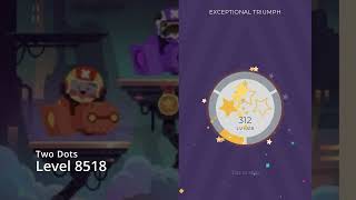 Two Dots Level 8518 Gameplay (no boosters used) ⭐️