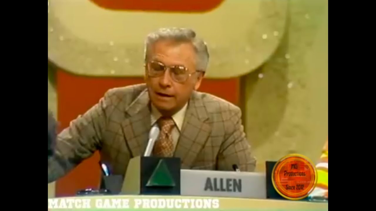 Match Game - Featuring ALLEN LUDDEN on Panel, References, & Questions