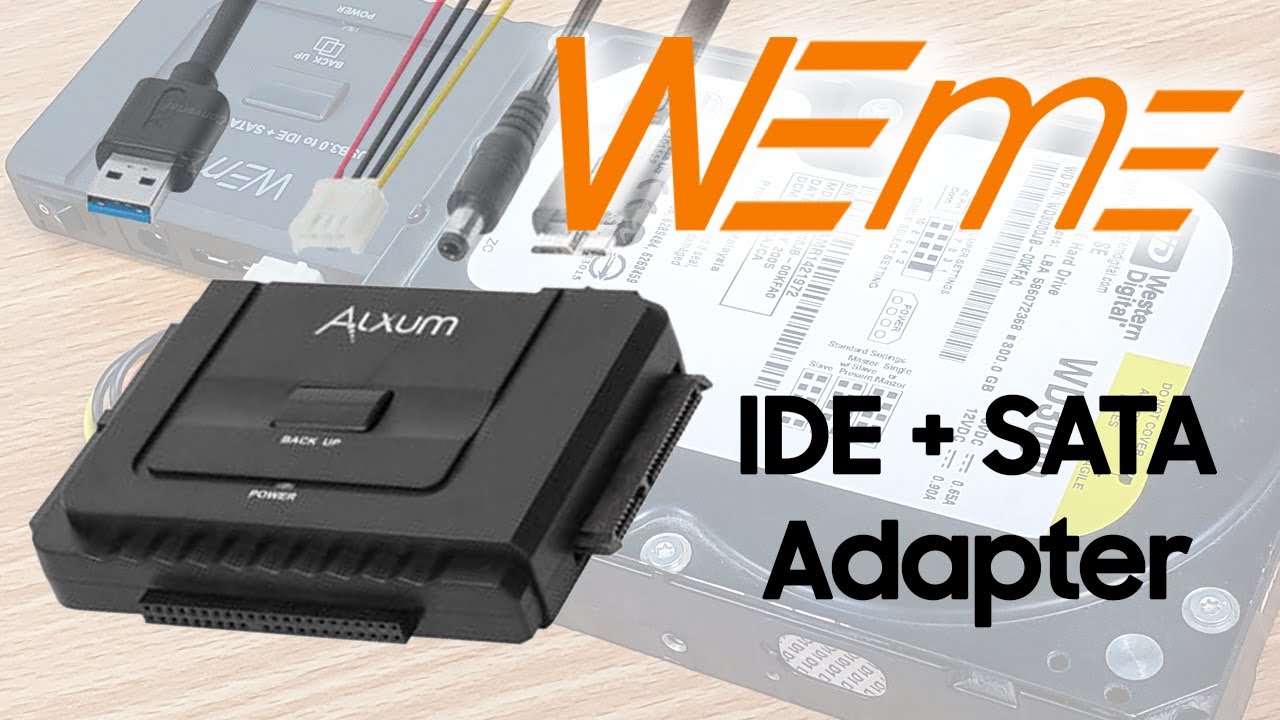 WEme USB 3.0 to SATA Converter Adapter for 2.5 3.5 Inch Hard Drive
