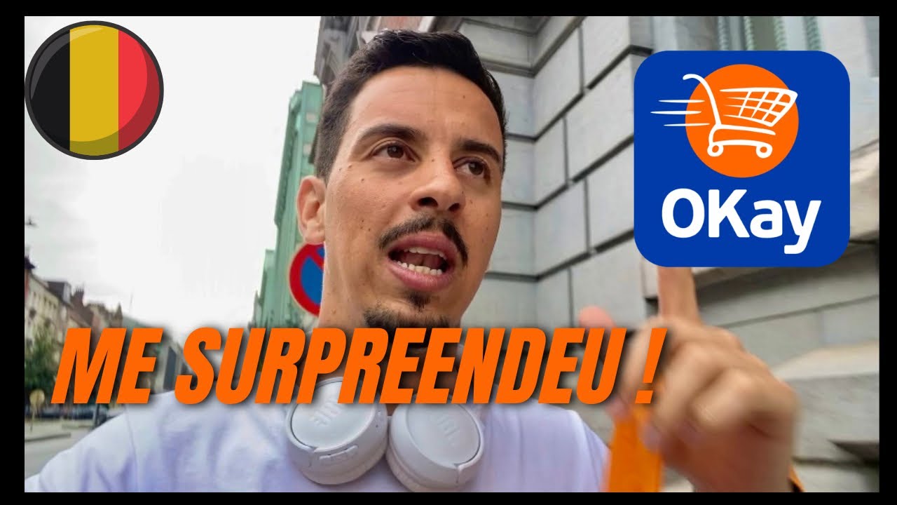 ESSE MERCADO ME SURPREENDEU AQUI NA BÉLGICA ! / SUPERMERCADO OKAY