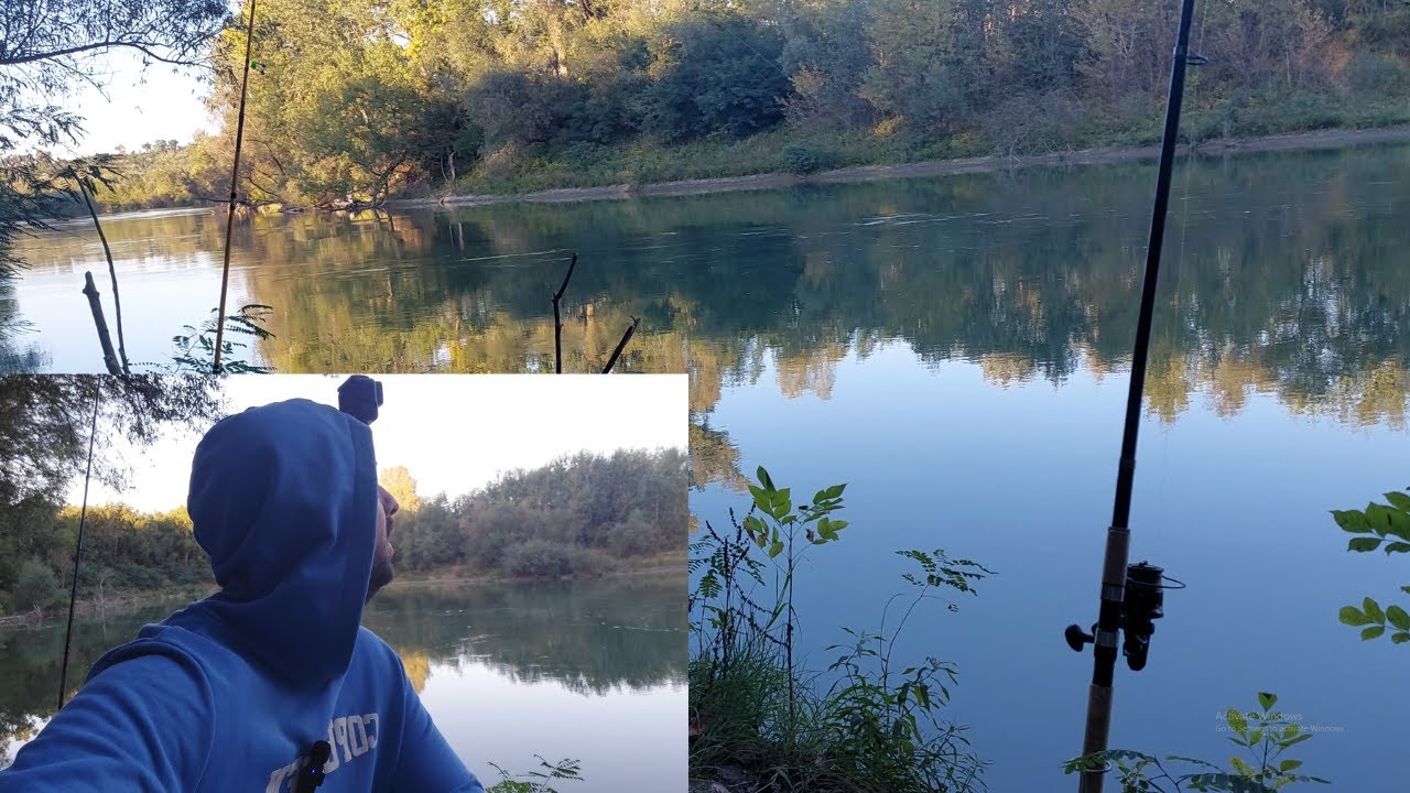 Prutul in miez de toamna .  Pescuit la crap salbatic