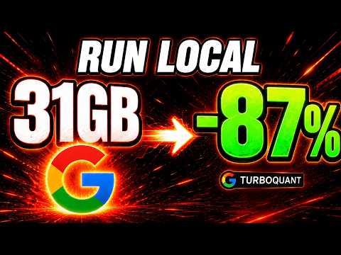 How Google Shrunk 31GB LLM to 4GB (TURBOQUANT)