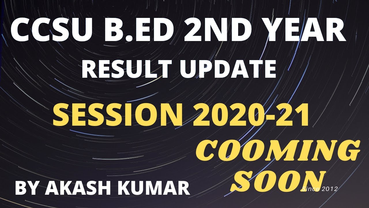 CCSU BED 2ND YEAR RESULT 2021 || CONCEPT OF TEACHING 