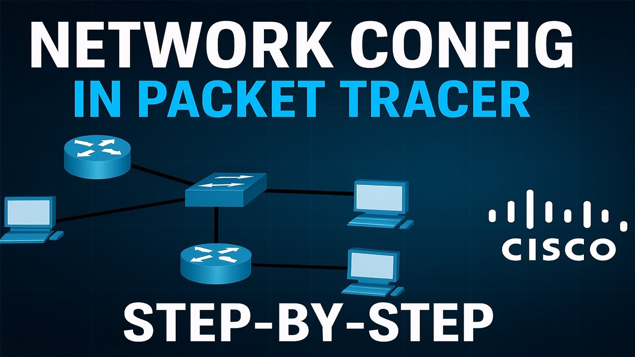 🌐 Cisco Packet Tracer Network Configuration Tutorial in Amharic | Step ...