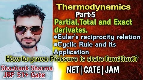 Thermodynamics part-5|Euler