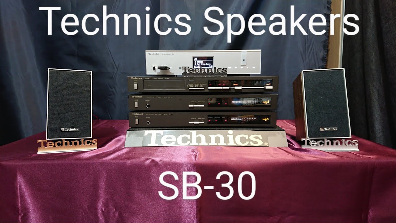 Technics Speakers SB-30 002 - YouTube
