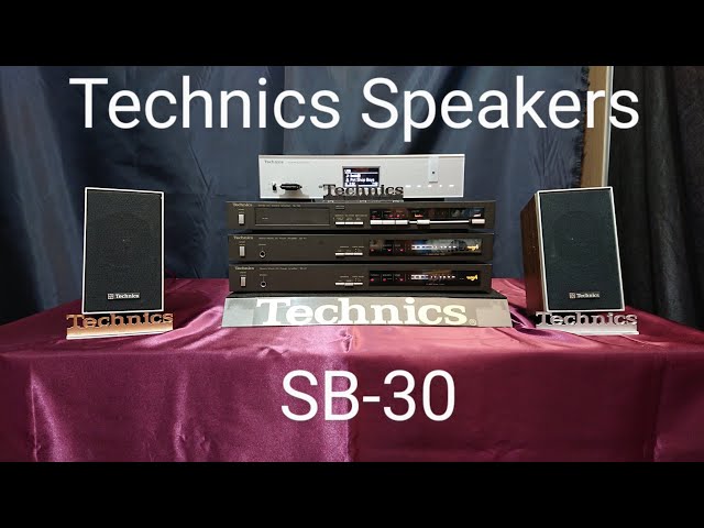 Technics Speakers SB-30 002 - YouTube