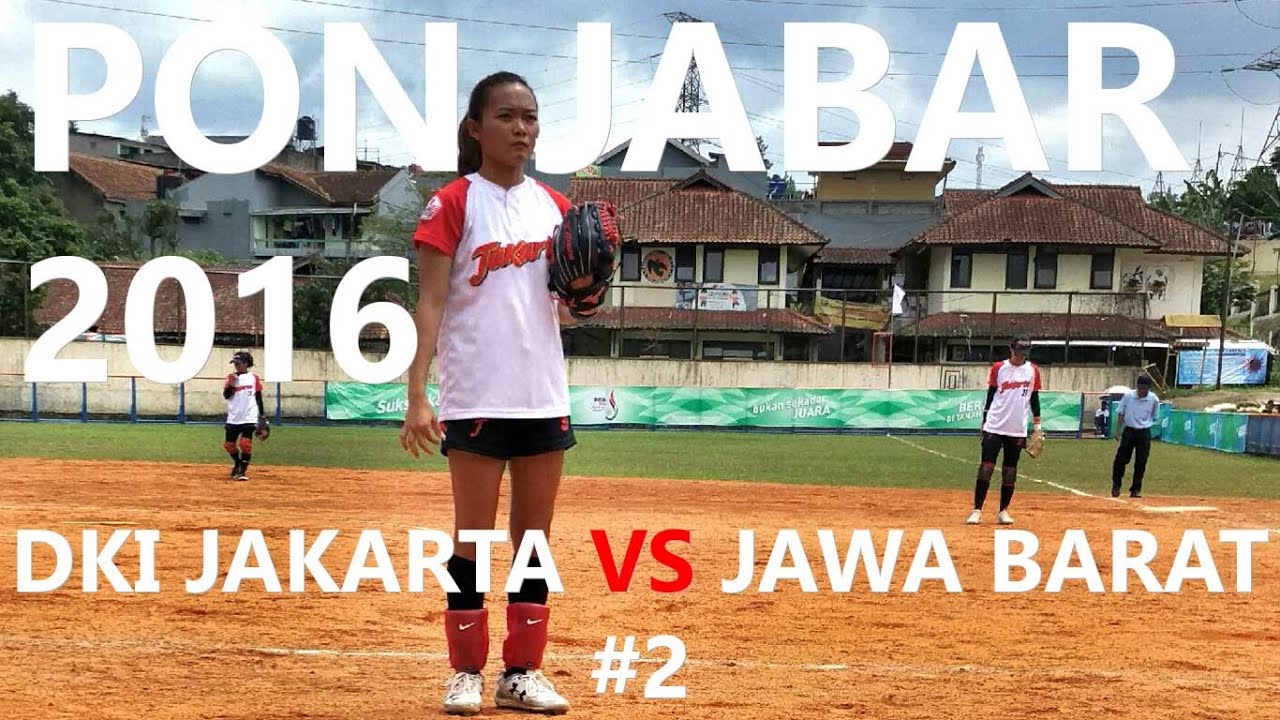 PON 2016 Softball Putri DKI Jakarta vs Jawa Barat 26 September 2016