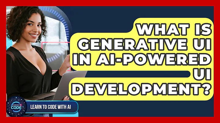 What Is Generative UI In AI-powered UI Development? - Learning To Code With AI
