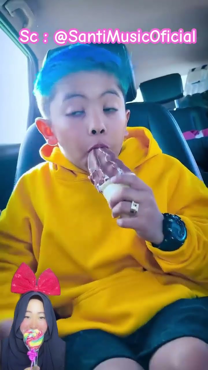 EskRIm Om Botak Tumpah ⁉️ @SantiMusicOficial #shorts