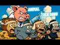 Prehistoric Safari Animals Sounds Song | Sick Animals | Giggles and Toons