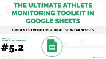UAMT in Google Sheets #5.2 - Identify an Athlete