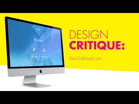 Critiquing Your Design – Akin.Sidmad.com