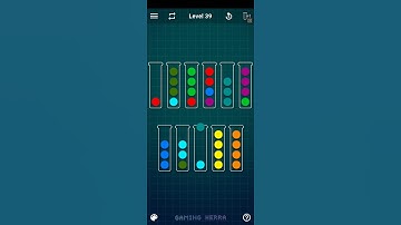 Ball Sort Puzzle Level 39