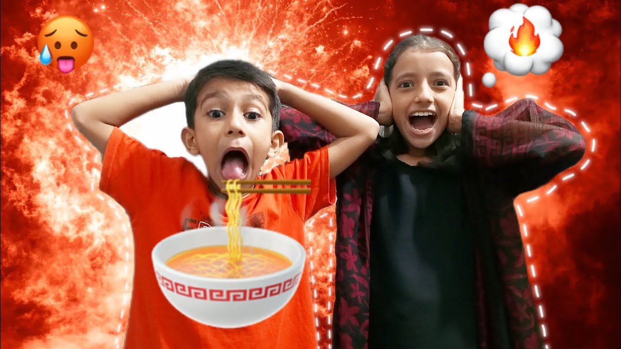 SPICY NOODLES CHALLENGE 🥵🔥| Kinggz