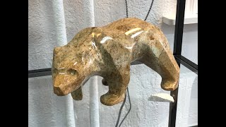 Bear Soapstone Carving