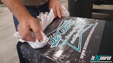 Screen Printing Basics - EASY Trick for Lining Up Colors