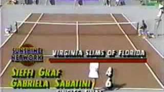 Sabatini vs Graf Boca Raton 1991 (4/10)