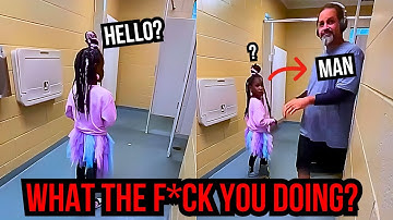 Angry Father CONFRONTS Man Who Followed His Daughter Into Women