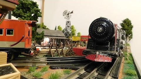 EoT Toy Train Layout Refurbishment. My O-27 3-Rail Layout being re-done Marx Lionel MTH K-Line Pt23