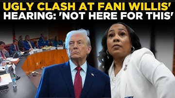 FANI WILLIS HEARING LIVE | Trump Probe Prosecutor Faces Tough Questions From Republican Senators