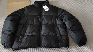 Zara Colour Block Puffer Jacket  6985/320 - Стеганая куртка стиле колор-блок арт. 6985/320