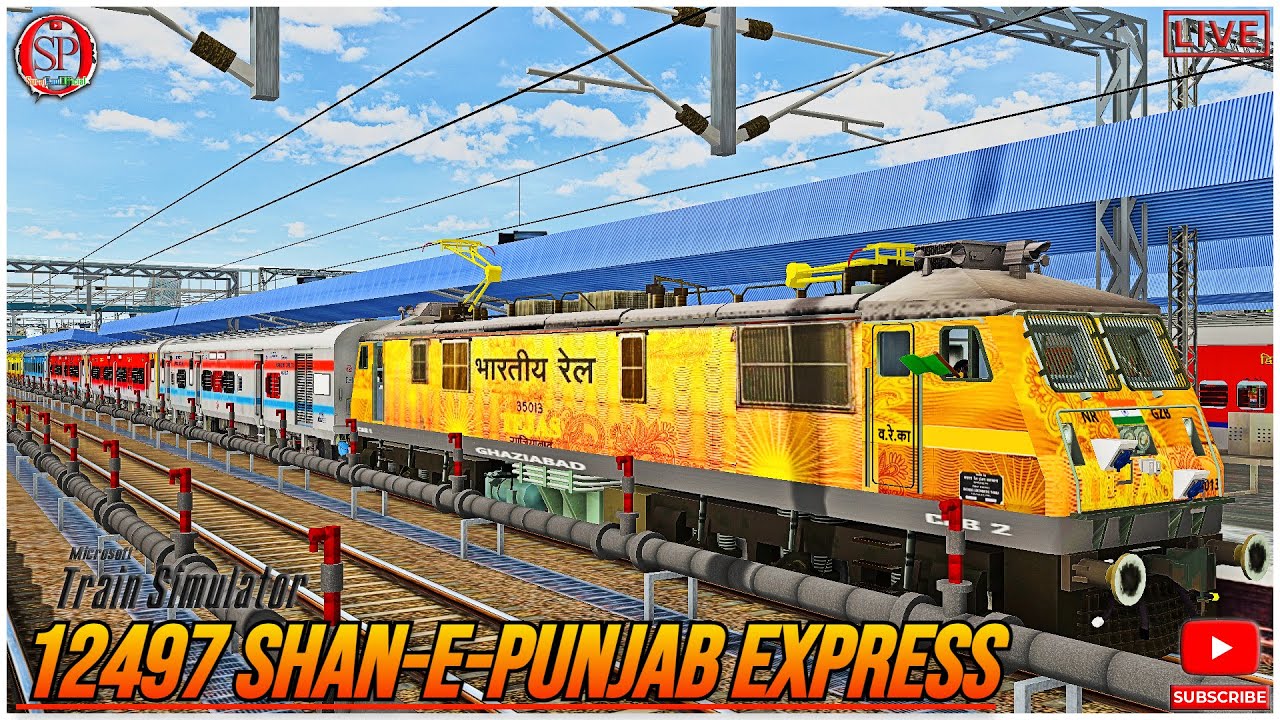 🔴 Aao Aaj 12497 Shan-E-Punjab Express Mein Safar Karte Hain || Indian ...