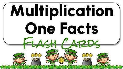 Multiplication Flashcards 1