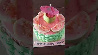 Pink Guava cake.. Pink Guava cake..