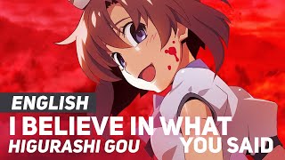 Higurashi - 'I Believe What You Said' | ENGLISH Ver | AmaLee
