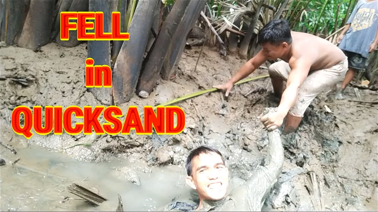 FELL IN QUICKSAND rescue by my FRIEND'S/video 3 - YouTube