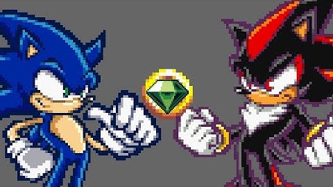 Sonic Vs Shadow (PART 2) | StickNodes Sprite Animation