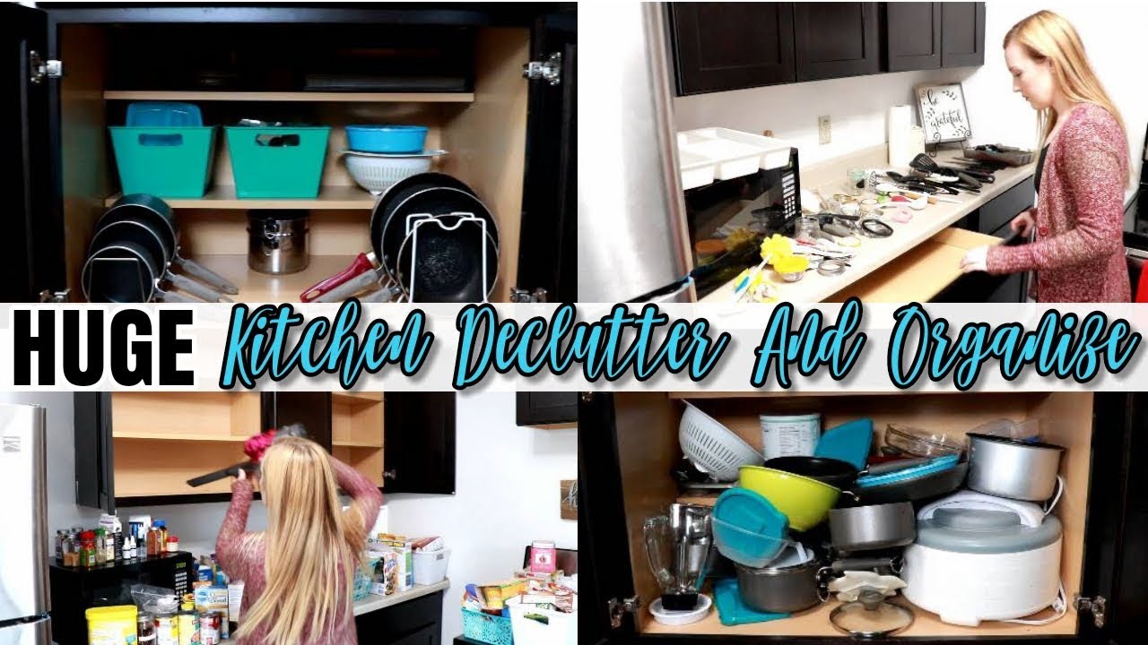 HUGE KITCHEN DECLUTTER AND ORGANIZATION | DECLUTTERING AND ORGANIZING