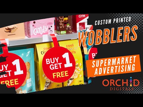 Wobblers on shelf edges