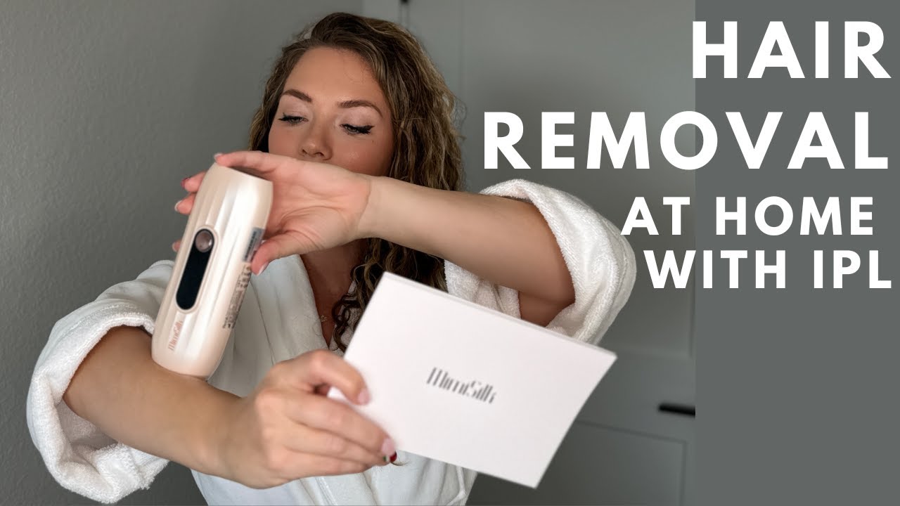Hair Removal at home with IPL - Mimisilk IPL Device - YouTube