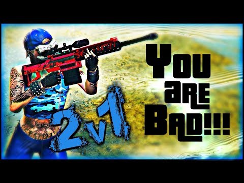 GTA 5 Online - 2v1 || HeavySniper VS MarksmanRifle ||
